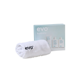 evo underwraps hydrate: the therapist šampūnas + kondicionierius + the great hydrator kaukė + plaukų rankšluostis