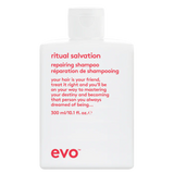 evo underwraps repair: ritual salvation šampūnas + kondicionierius + mane attention kaukė + plaukų rankšluostis