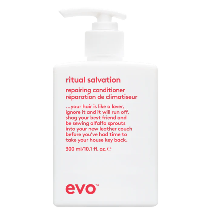 EVO UNCONDITIONAL LOVE REPAIR: Ritual selvation šampūnas + kondicionierius + mane attention kaukė + kosmetinė
