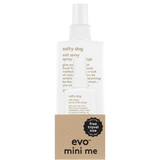 evo mini me: salty dog paplūdimio tekstūros purškalas + travel salty dog