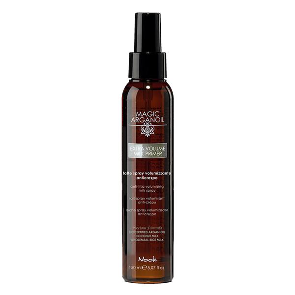 Nook magic arganoil EXTRA VOLUME apimties suteikiantis purškiamas pienelis